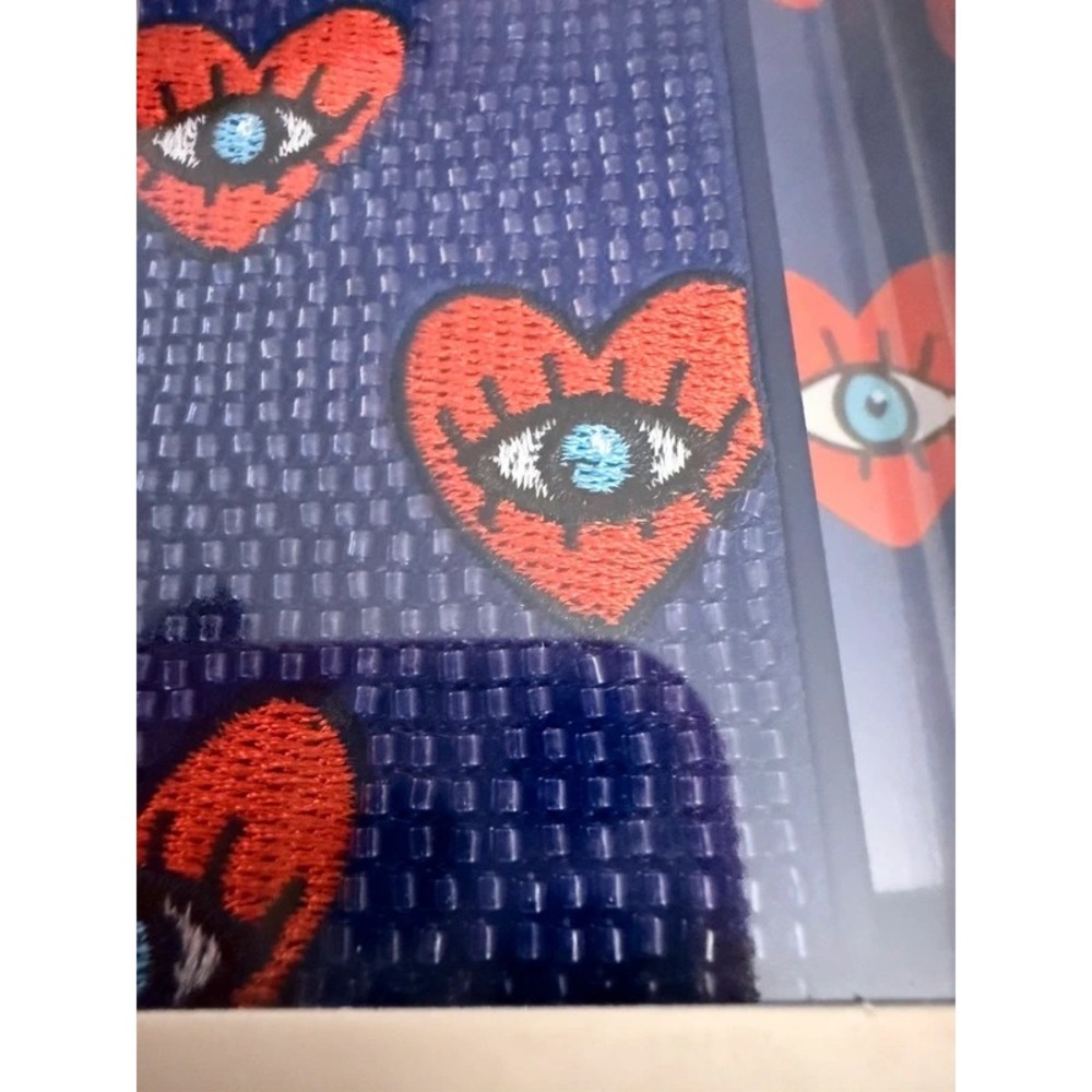 MVMT Hearts Eye Beaded iPhone 16 Pro Max Case Limited Edition Navy Red NWT - Picture 4 of 5